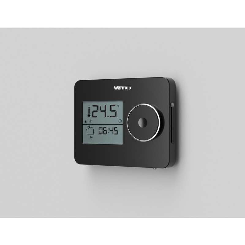 Warmup Tempo Programmable Thermostat Piano Black