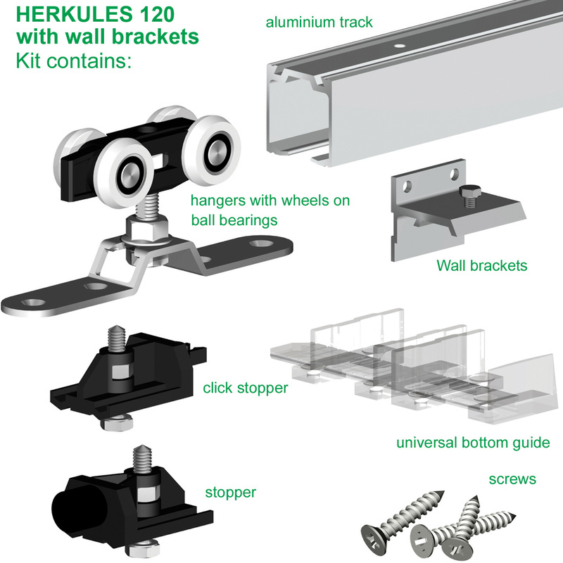 Rothley Herkules 120 Sliding Door System 1500mm 1-Door