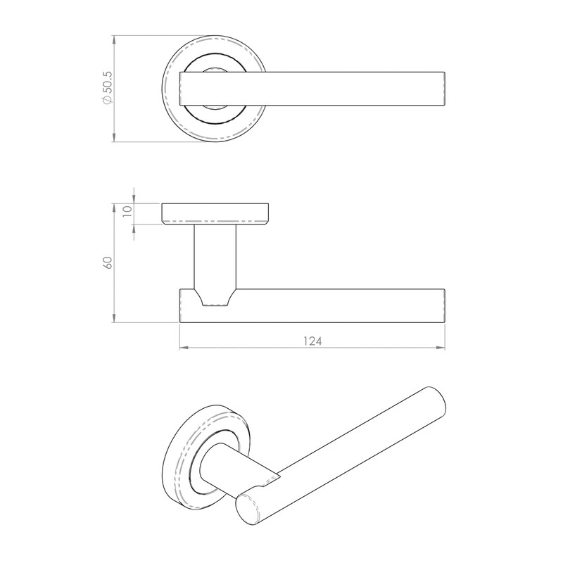 Serozzetta Philadelphia Lever On Rose Door Handles Antique Brass