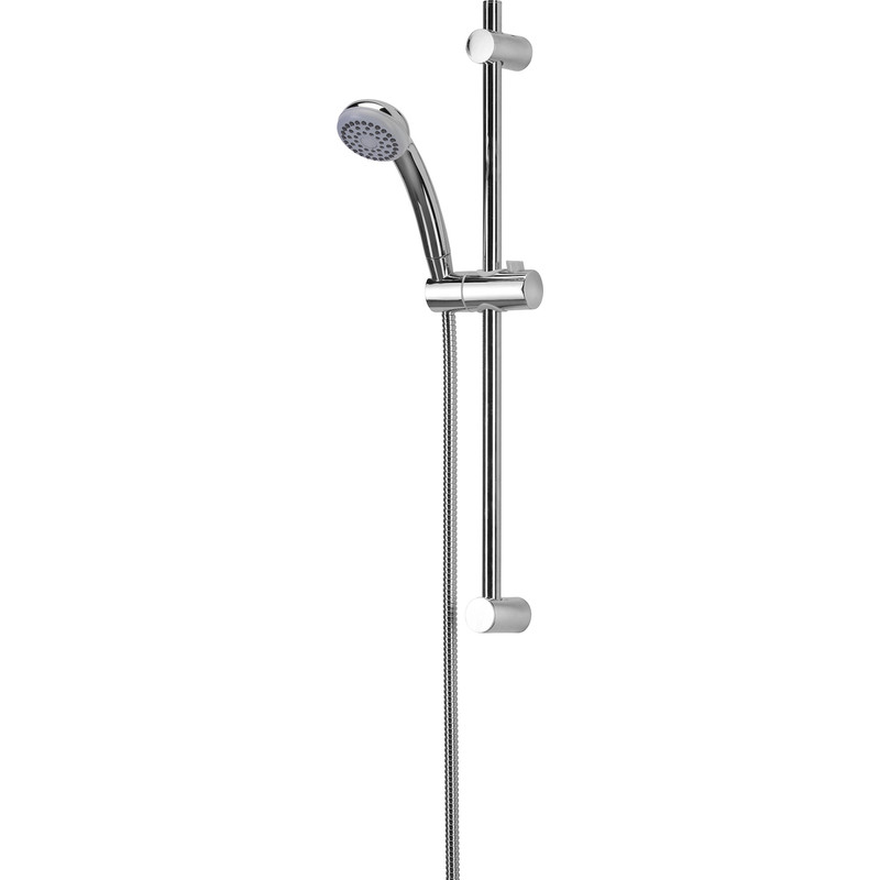 Croydex Single Spray Shower Kit Chrome