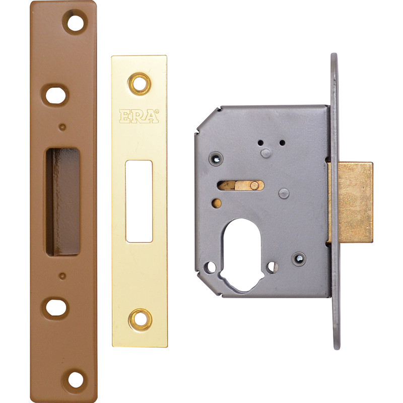 ERA Pro-Fit Euro Profile Deadlock 64mm Brass