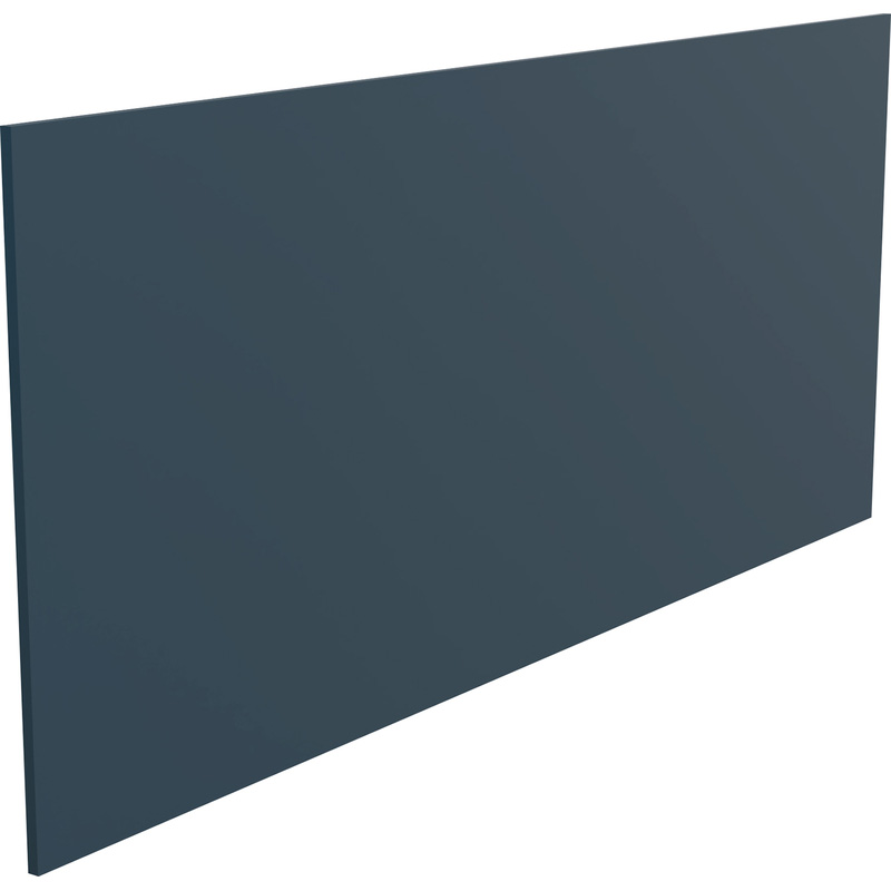 Kitchen Kit Flatpack Slab Kitchen Cabinet Breakfast Bar Back Ultra Matt Indigo Blue 2100mm