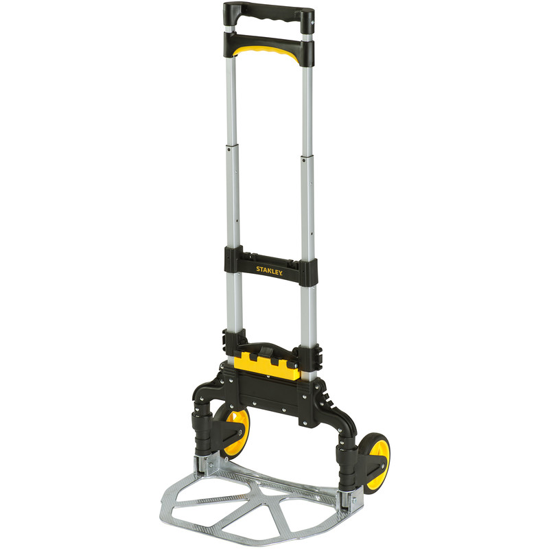 Stanley Folding Hand Truck With Basket Holder 60kg