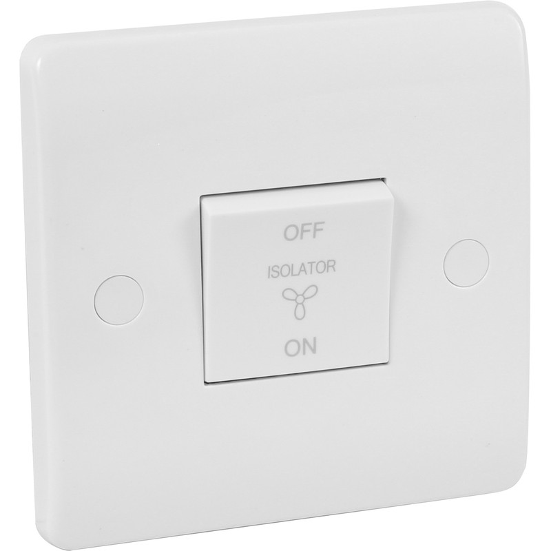 Click Mode 10A Fan Isolator Switch 3 Pole