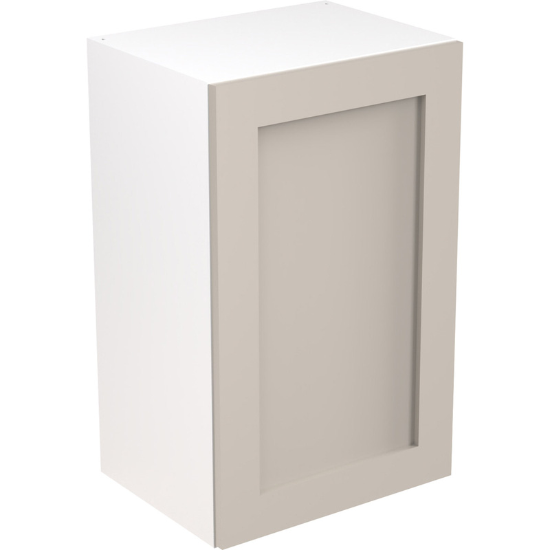 Kitchen Kit Flatpack Shaker Kitchen Cabinet Wall Unit Ultra Matt Light Grey 450mm