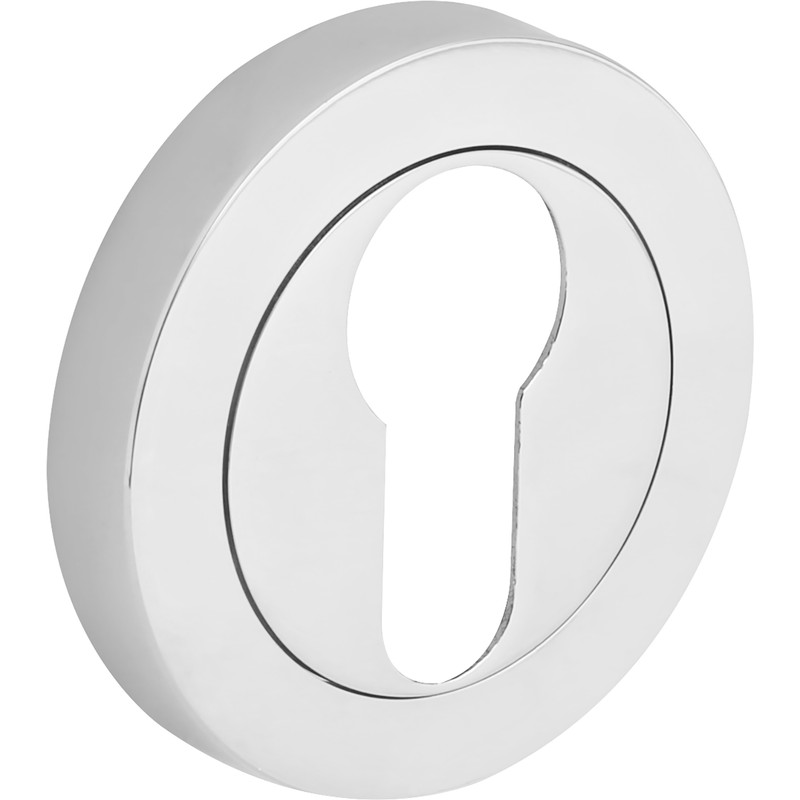 Euro Escutcheon Polished Chrome