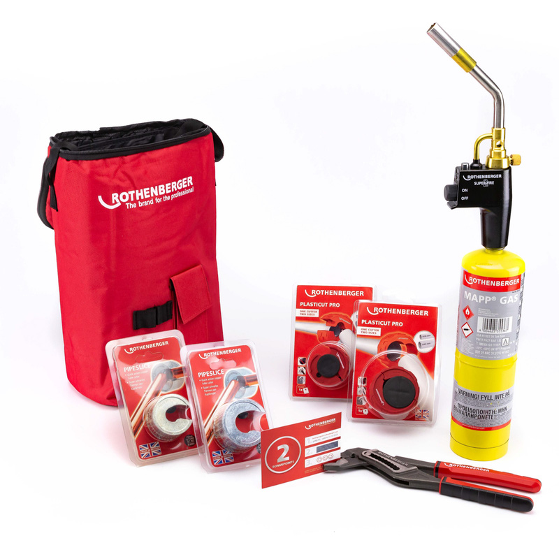 Rothenberger Hotbag Soldering Kit 15 & 22mm Pipeslice