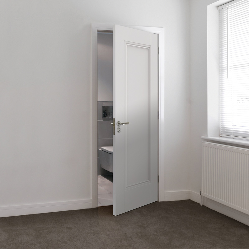 Belton 1P Primed White Internal Door FD30 44 x 1981 x 610mm