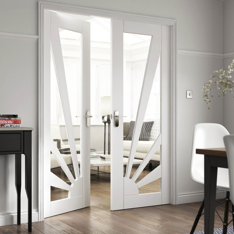 Aurora Glazed White Internal Door 35 x 1981 x 686mm