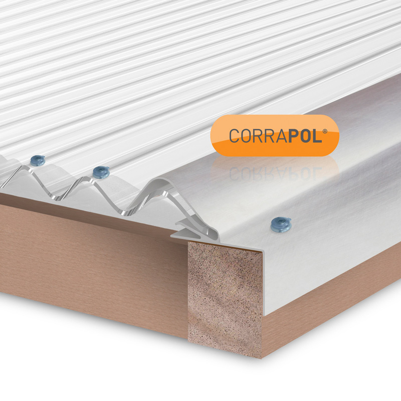 Corrapol Rigid Rock n Lock Side Flashing Mill 2m