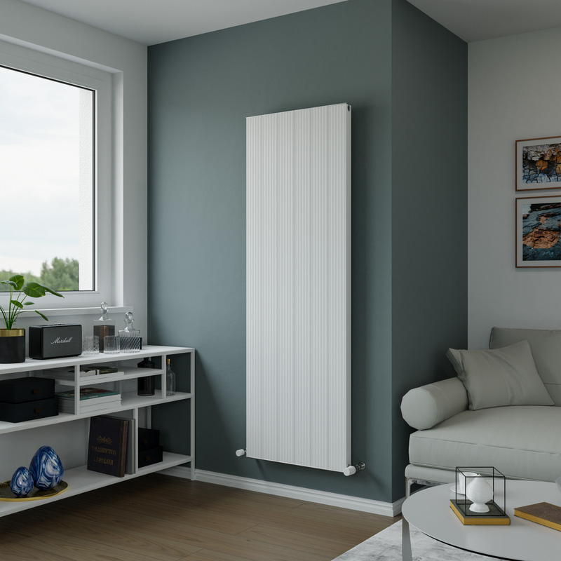 Ximax Leeds Aluminium Designer Radiator 1800 x 600mm  5775Btu White