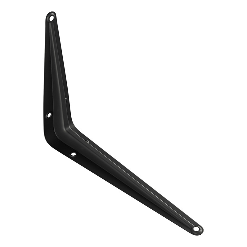 Rothley London Shelf Bracket Matt Black 200 x 150mm