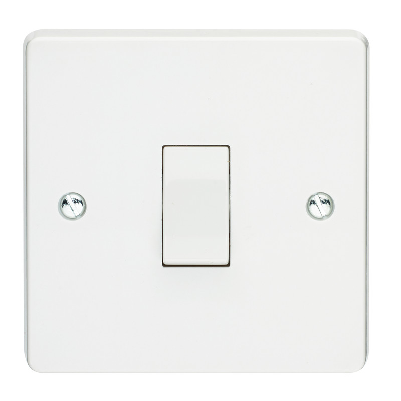Crabtree 10A Light Switch 1 Gang 2 Way