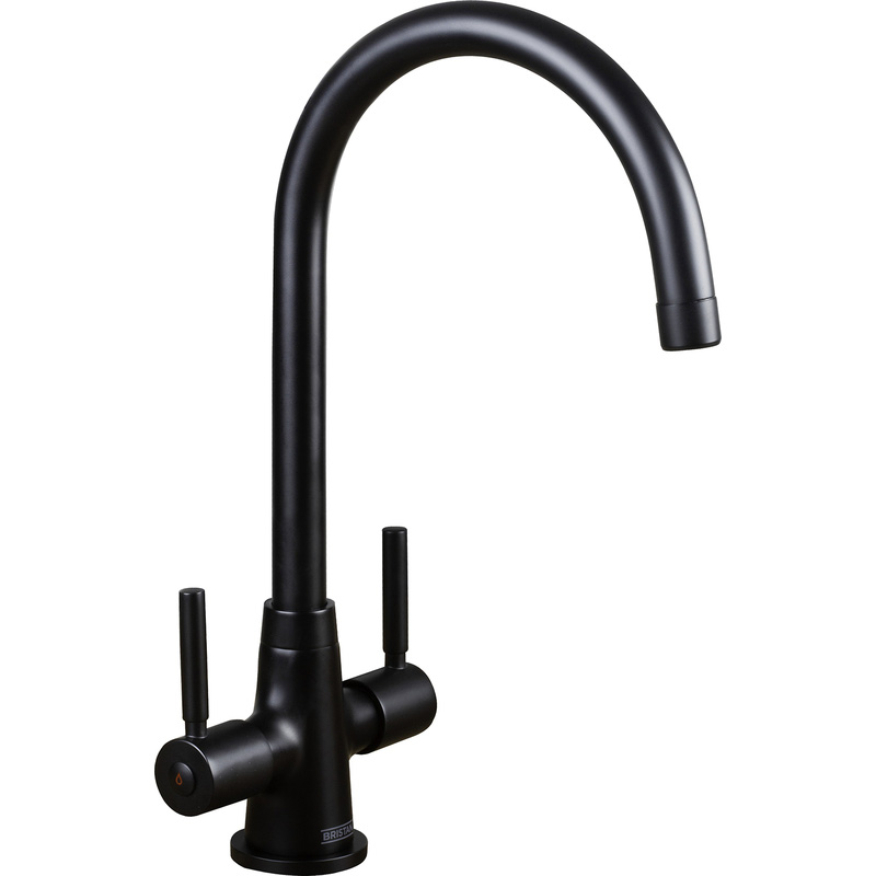 Bristan Monza Mono Mixer Kitchen Tap Black