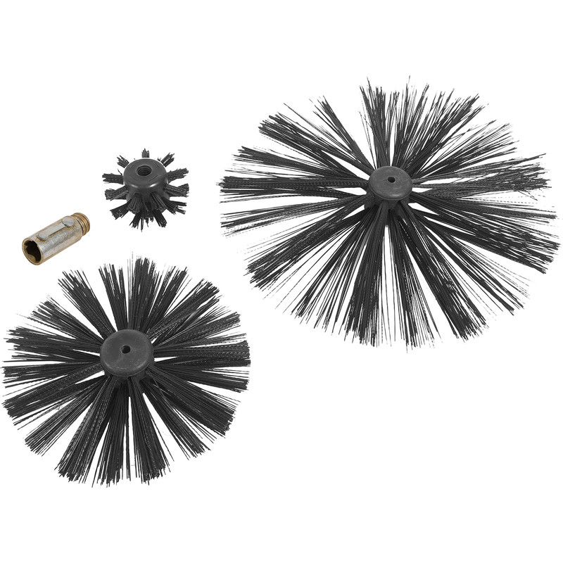 Minotaur Chimney and Drain Brush Set