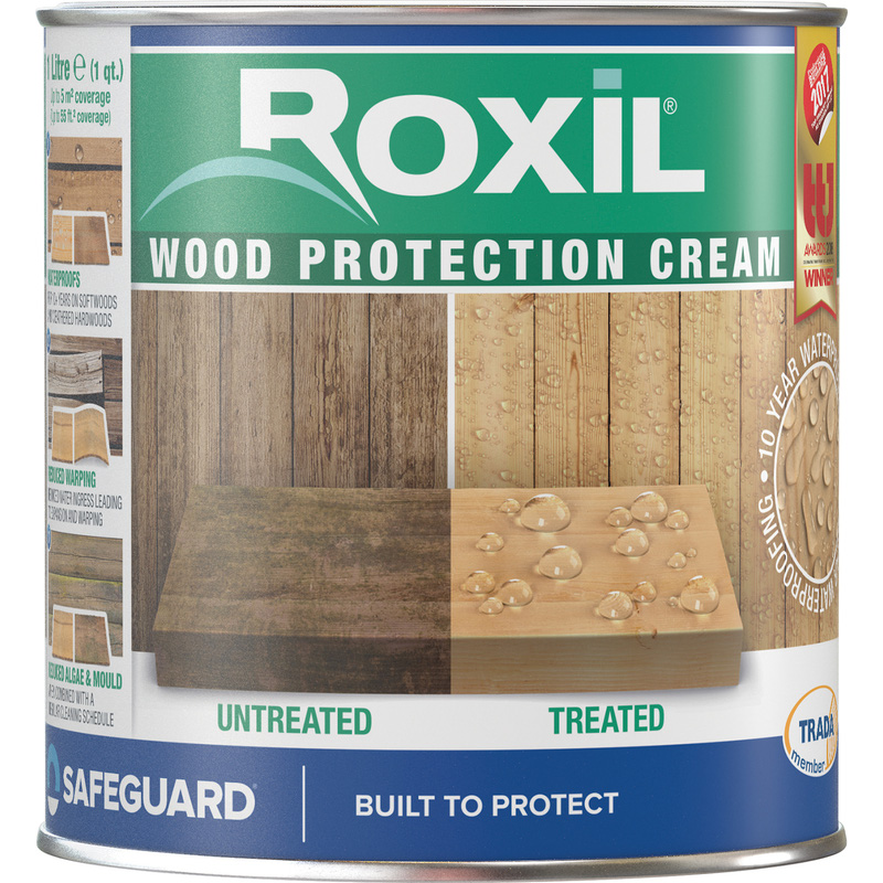 Roxil Wood Protection Cream 1L Clear
