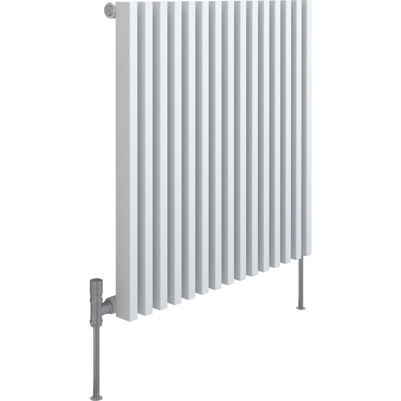 Kudox Xylo White Designer Radiator 600 x 580mm 1901Btu