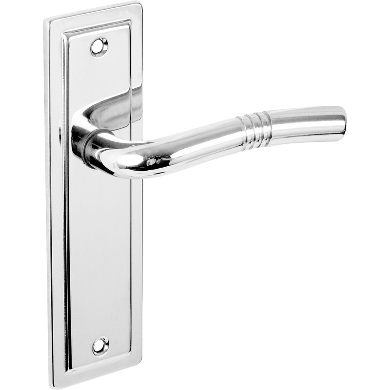 Nevada Door Handles Latch Polished