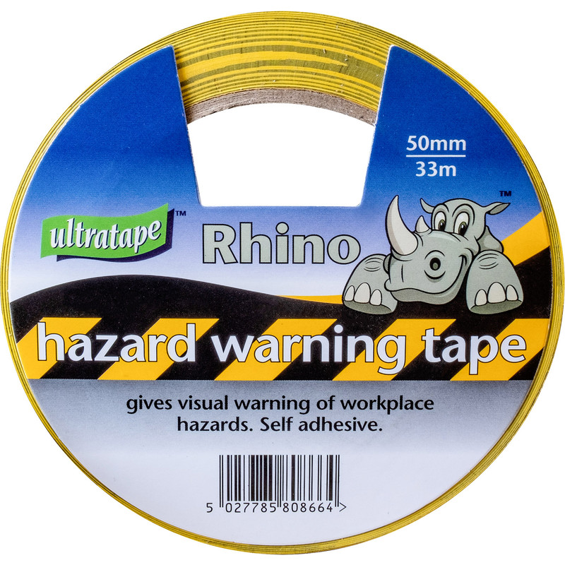 Hazard Tape Yellow & Black