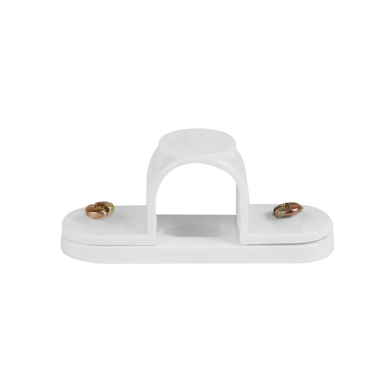 PVC Conduit Spacer Bar Saddle 20mm White