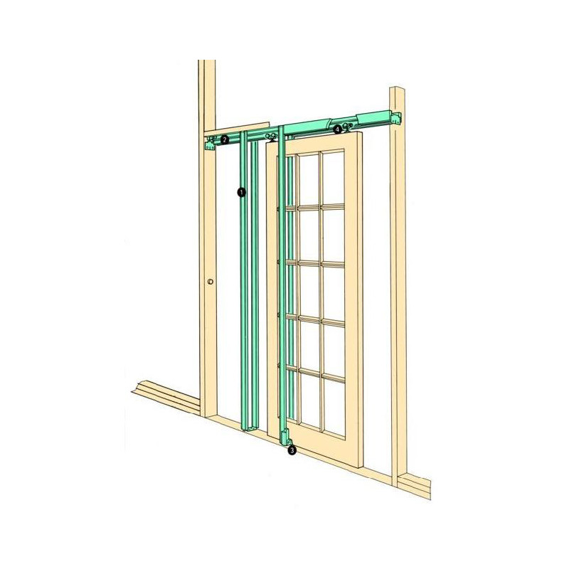 Coburn Hideaway Pocket Door Kit H48A for 1219 x 2743mm Doors - 90kg