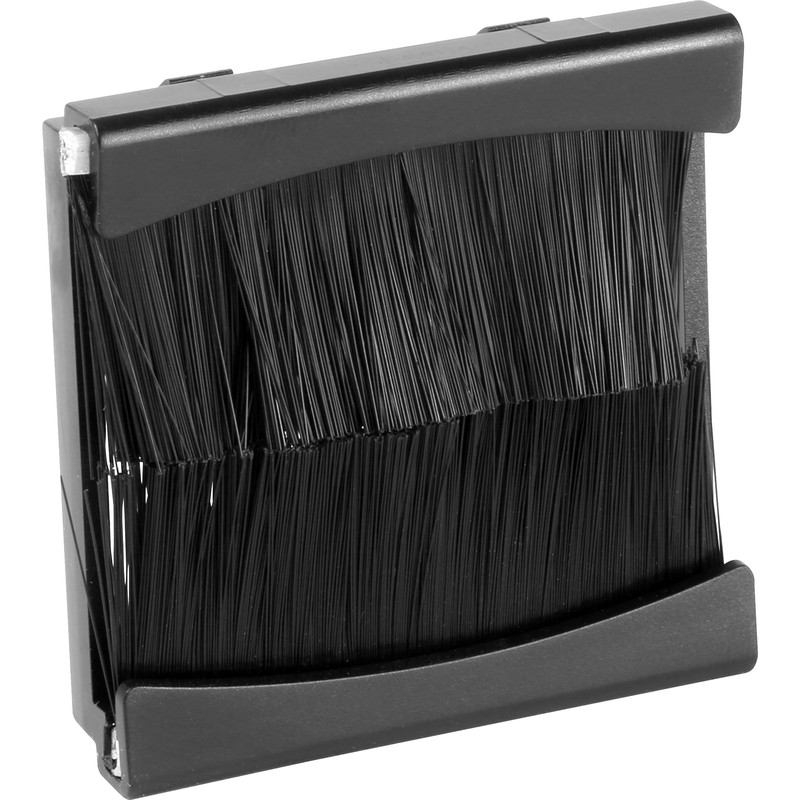 Euro Module Brush Module Black 2 Mod Single Plate