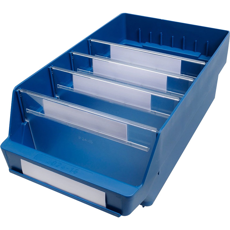 Blue Shelf Bin 400 x 240 x 150mm