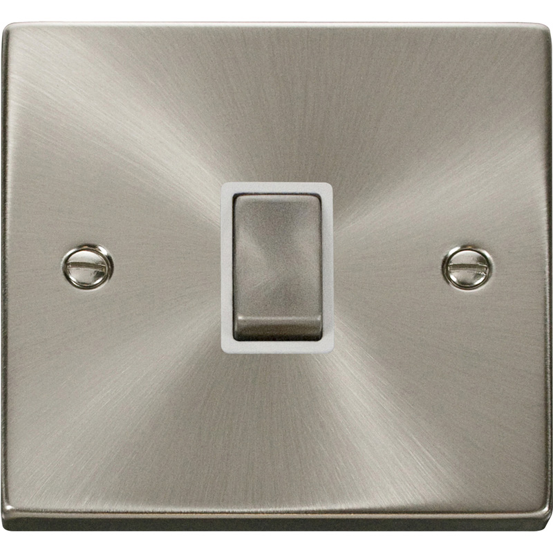 Click Deco Satin Chrome 20A DP Switch