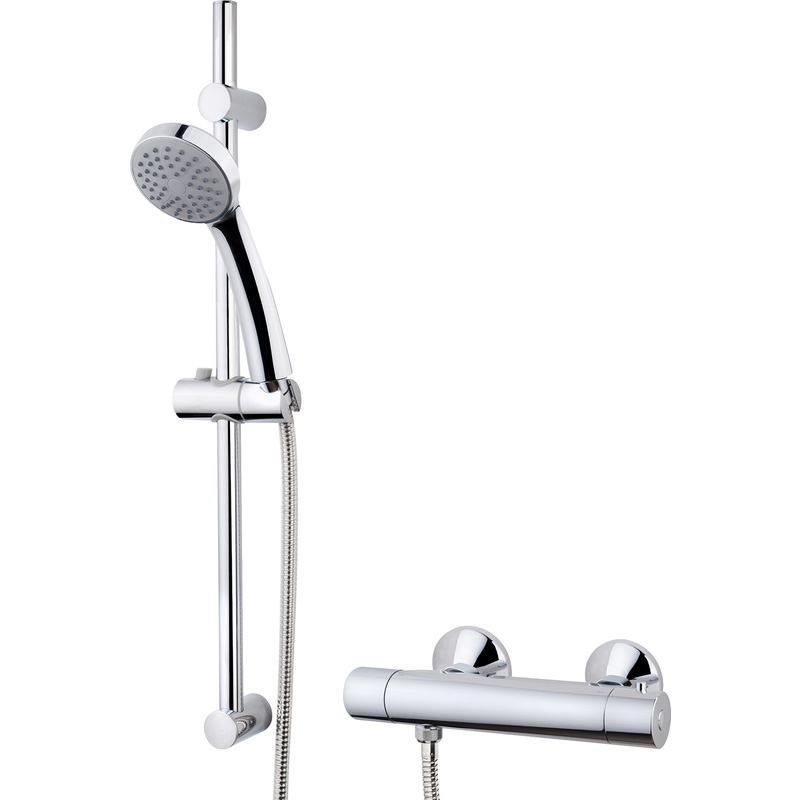 Ebb + Flo Cool Touch Thermostatic Bar Mixer Shower