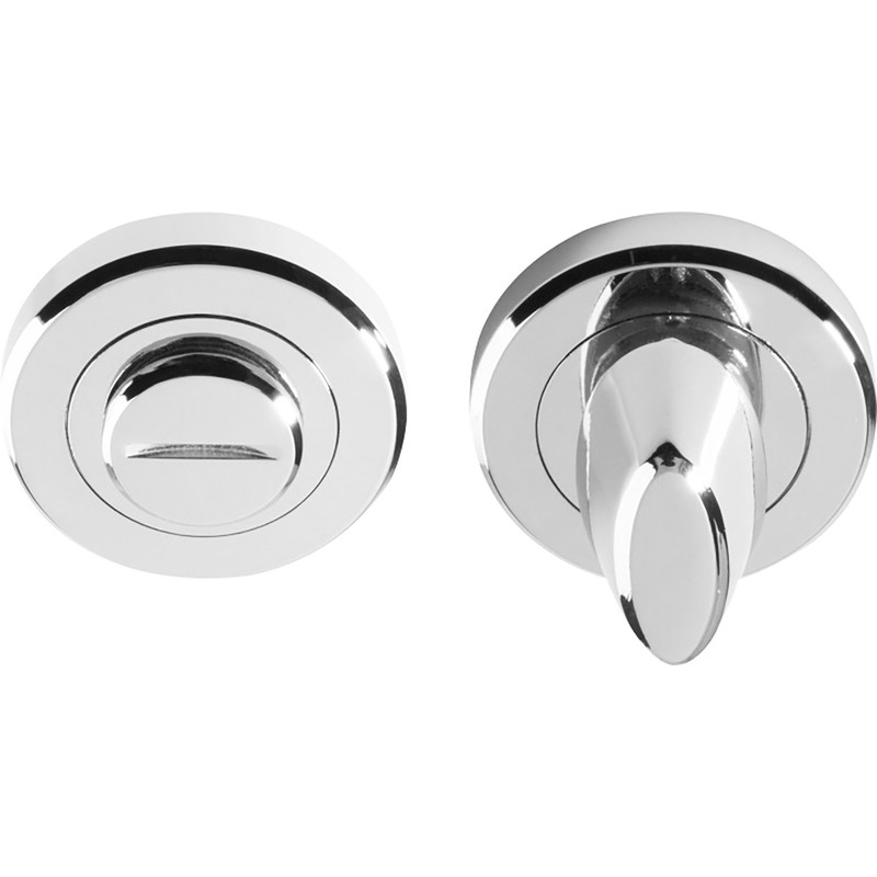Serozzetta Thumbturn Escutcheon Polished Chrome