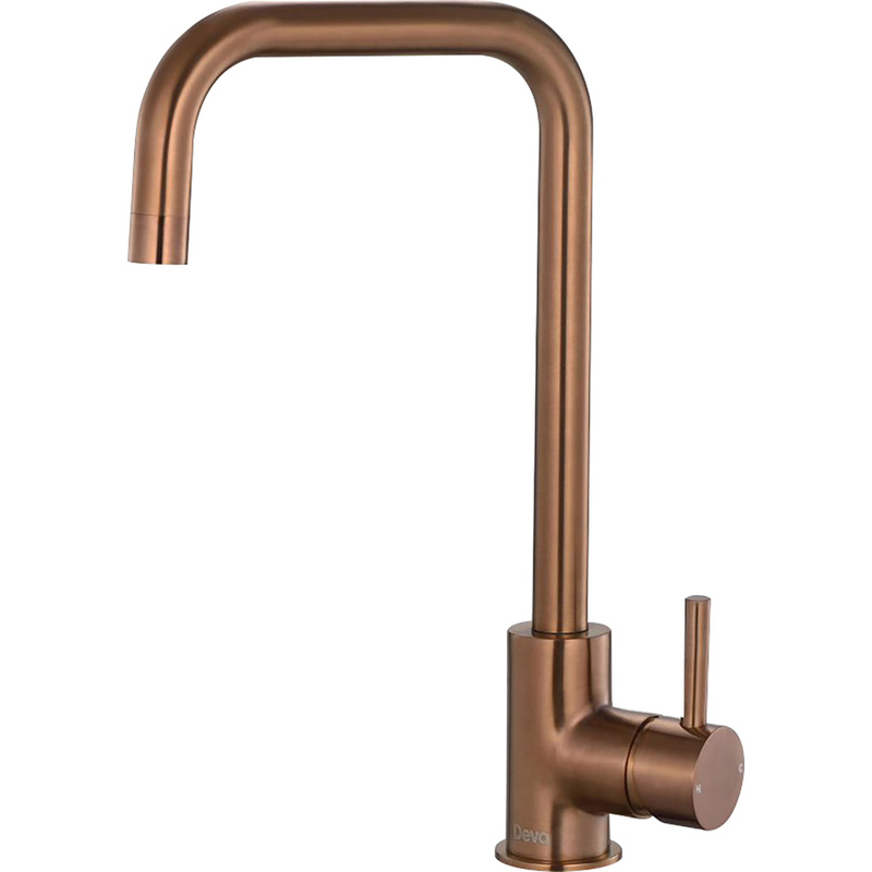 Deva Caldew Mono Mixer Kitchen Tap Copper