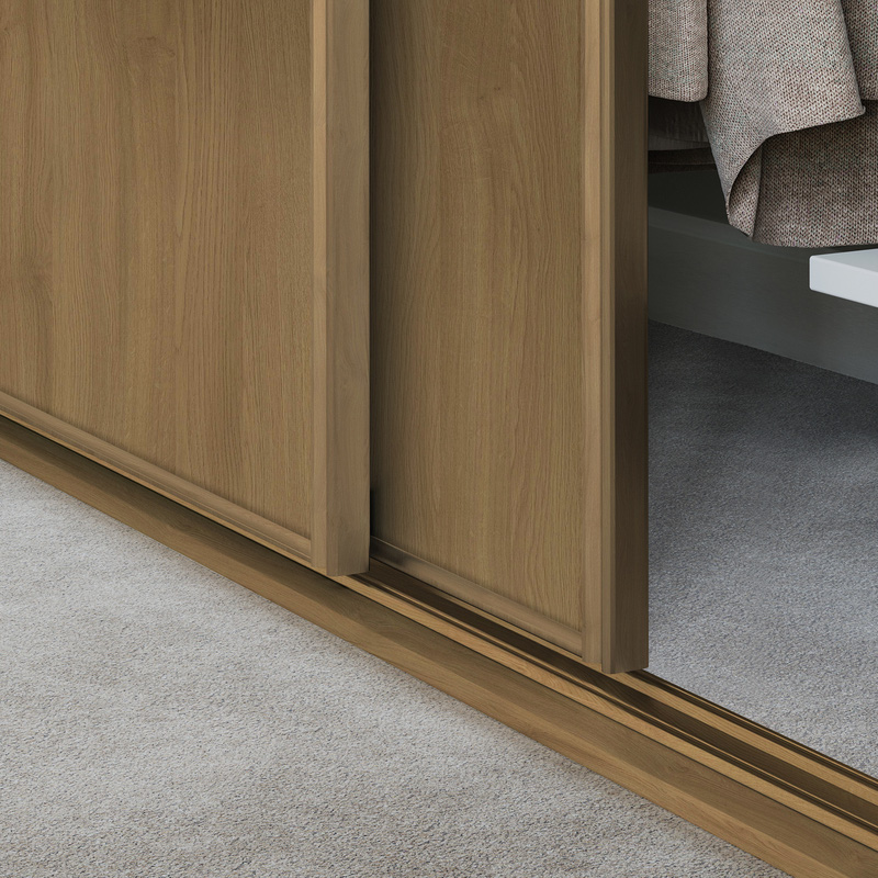Spacepro Classic 4 Door Sliding Wardrobe Kit Oak 2978 x 2260mm