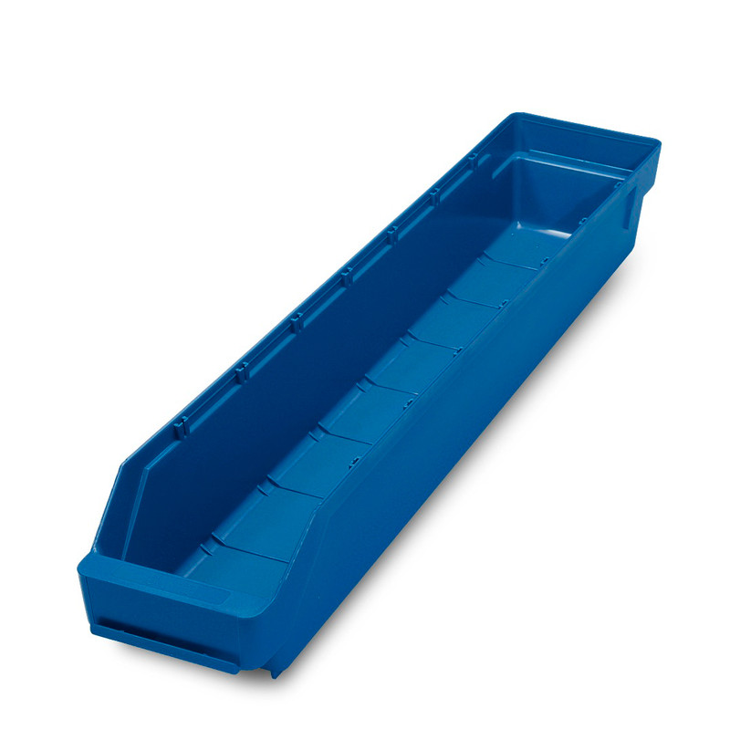 Blue Shelf Bin 600 x 120 x 95mm