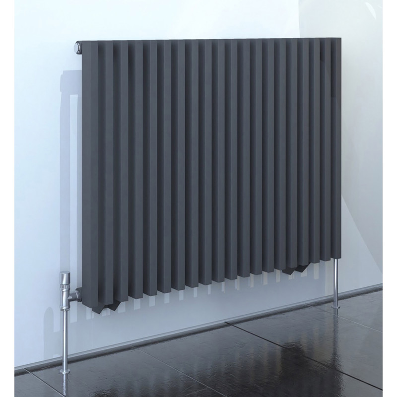 Kudox Xylo Anthracite Designer Radiator 600 x 780mm 2556Btu