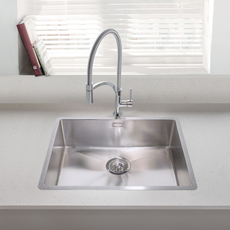 Stainless Steel Single Bowl Kitchen Sink 450 x 440 x 190mm