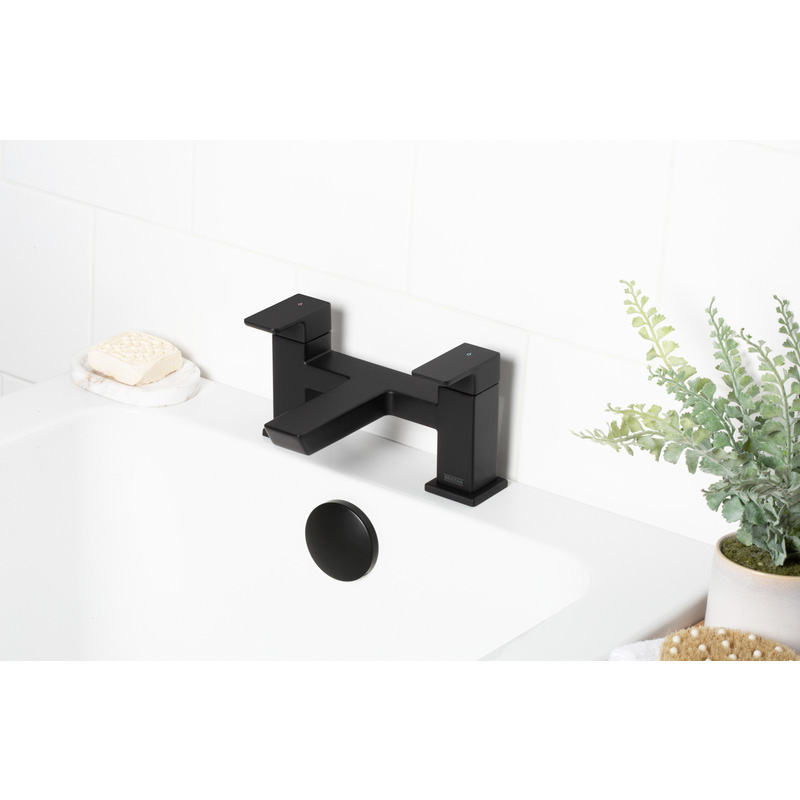 Bristan Cobalt Taps Black Bath Filler
