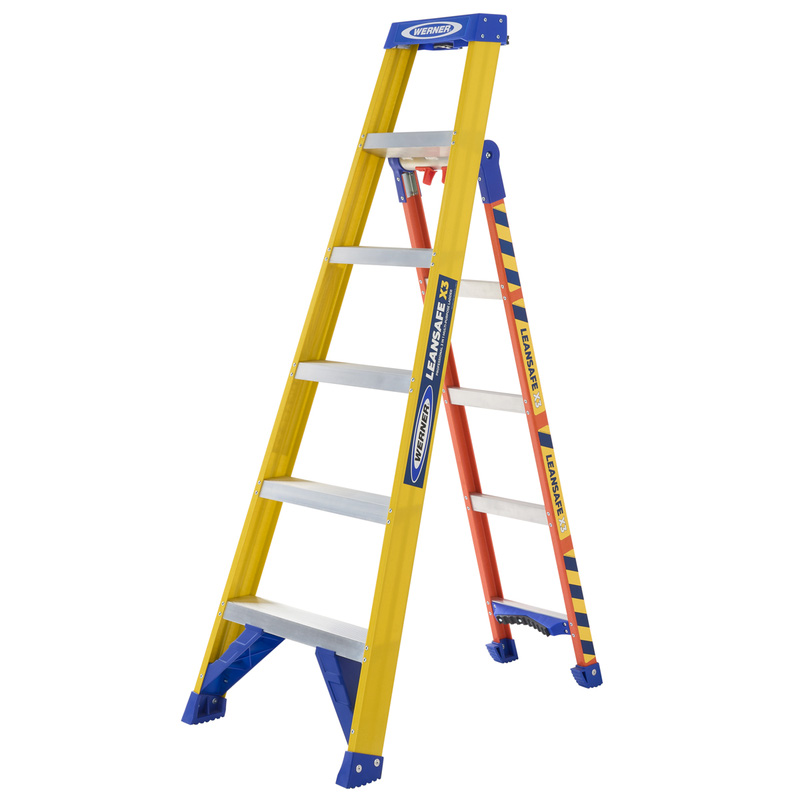 Werner LeanSafe X3 Combination Ladder Fibreglass 1.8-2.9m