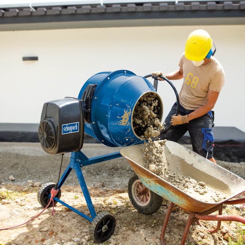 Scheppach MIX160 160L Electric Cement Mixer 230V