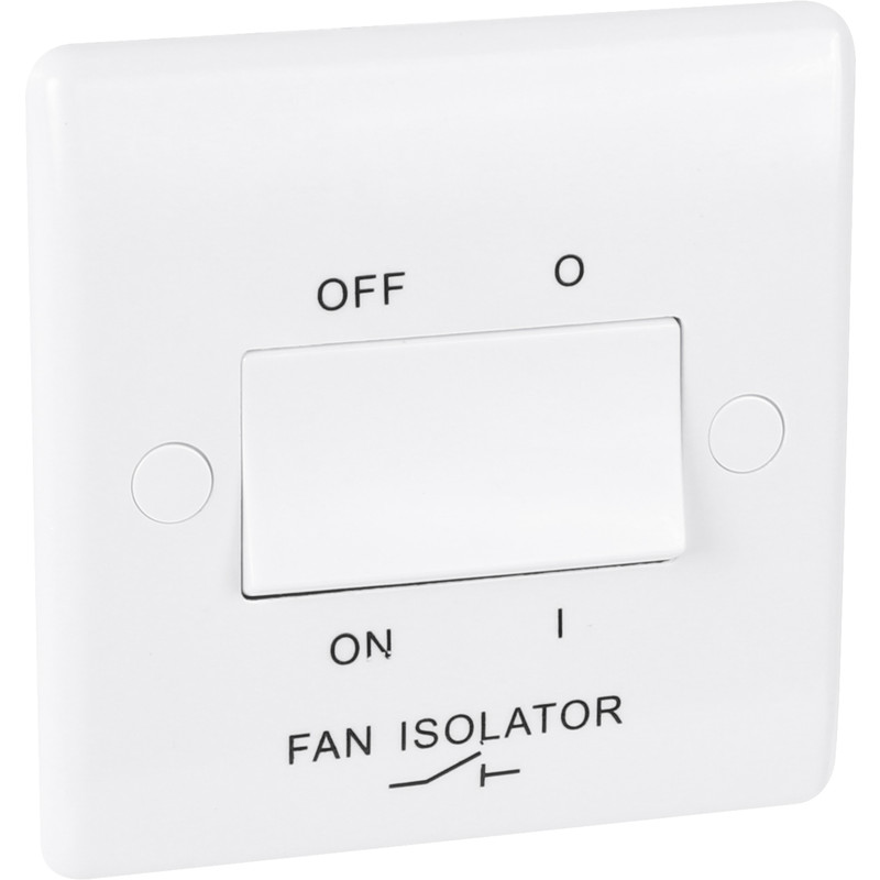 BG 10A Low Profile Fan Isolator 3 Pole
