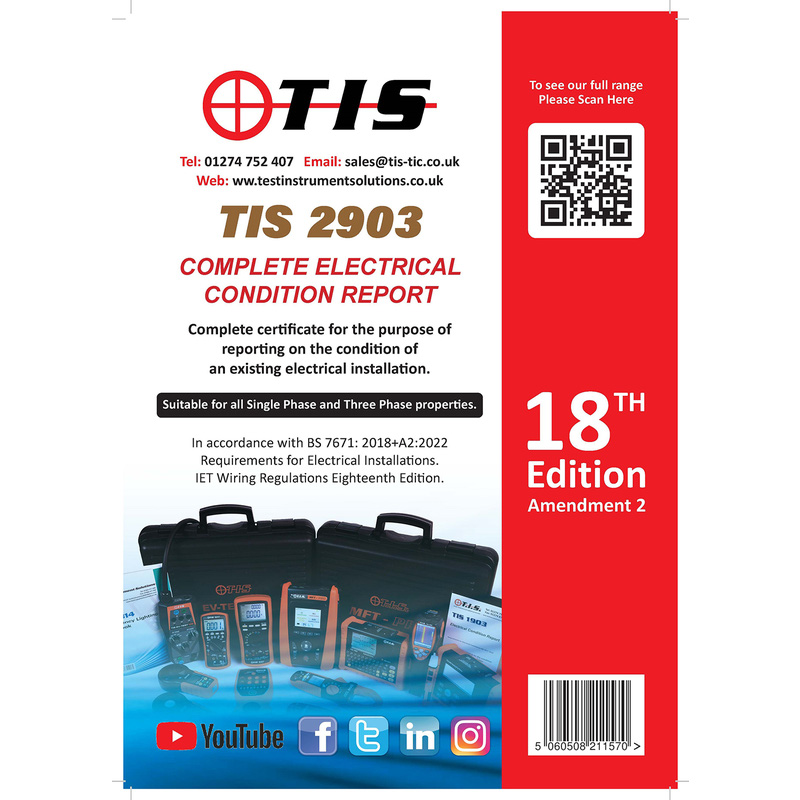 TIS Test Certificate Book Domestic Installation Condition