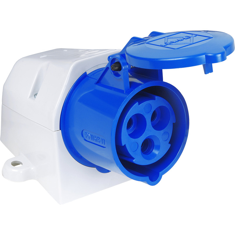 Industrial Connectors IP44 240V Socket 16A