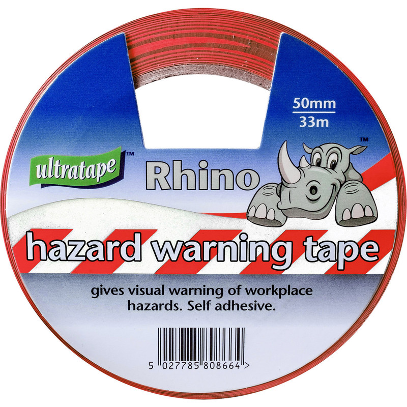 Hazard Tape Red & White