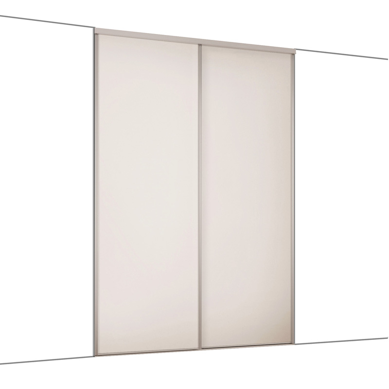 Spacepro Classic 2 Door Sliding Wardrobe Kit Cashmere 1793 x 2260mm