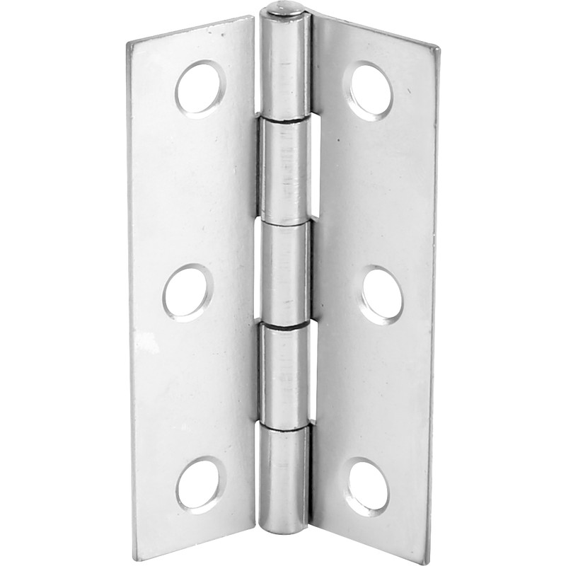 Chrome Plated Butt Hinge 75mm