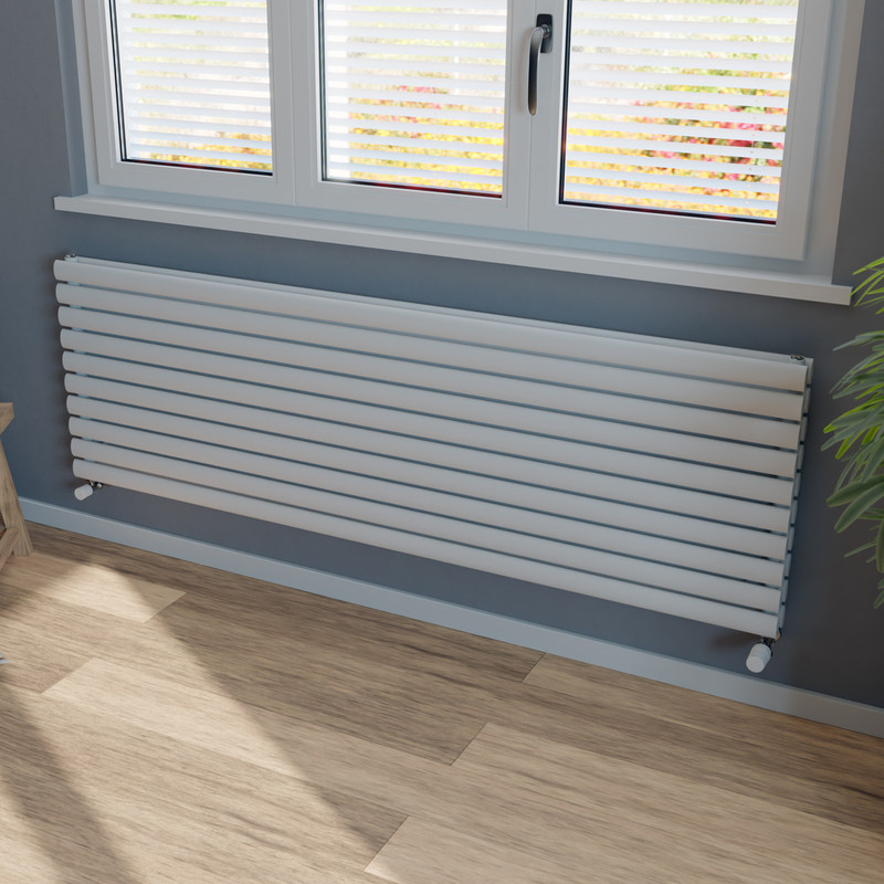 Ximax Bristol Double Horizontal Designer Radiator 584 x 1800mm 6249Btu White