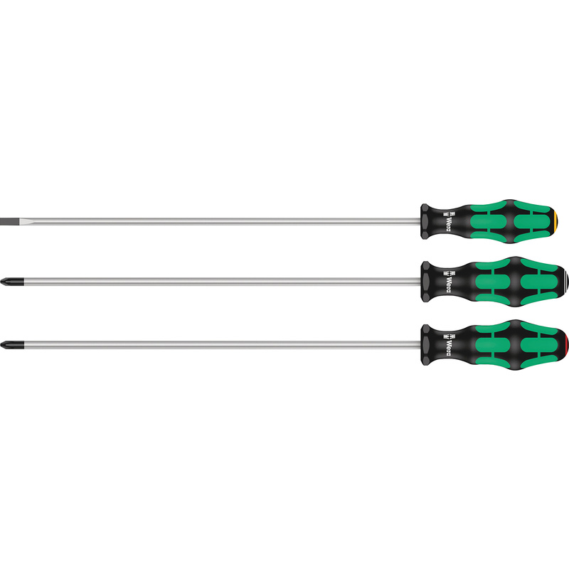 Wera Kraftform Plus Long Engineers Screwdriver Set 300mm