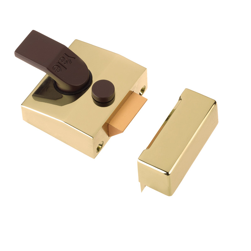 Yale Deadlocking Nightlatch Brasslux Narrow