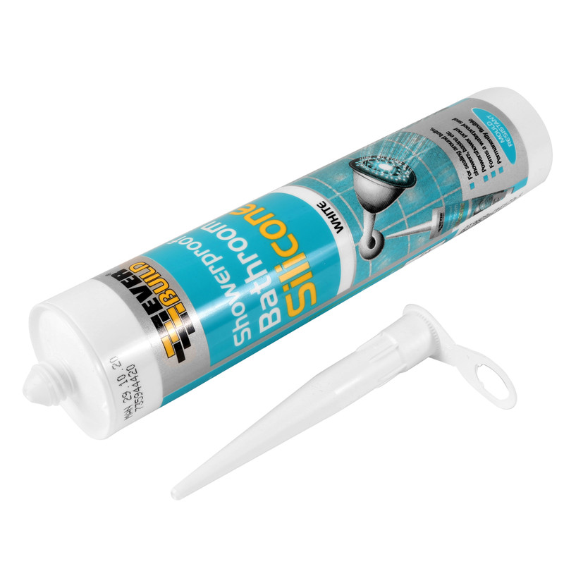 Showerproof Bathroom Silicone 280ml White