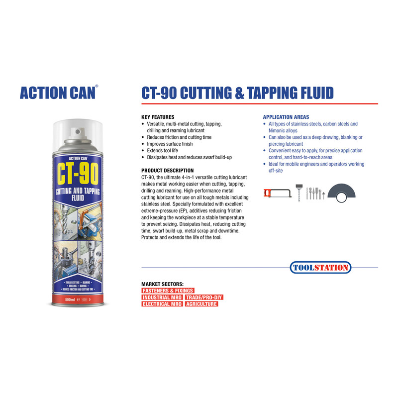 Action Can CT-90 Cutting & Tapping Fluid 500ml
