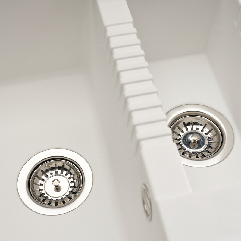 Reginox Tekno Reversible Composite Kitchen Sink & Drainer 1.5 Bowl White